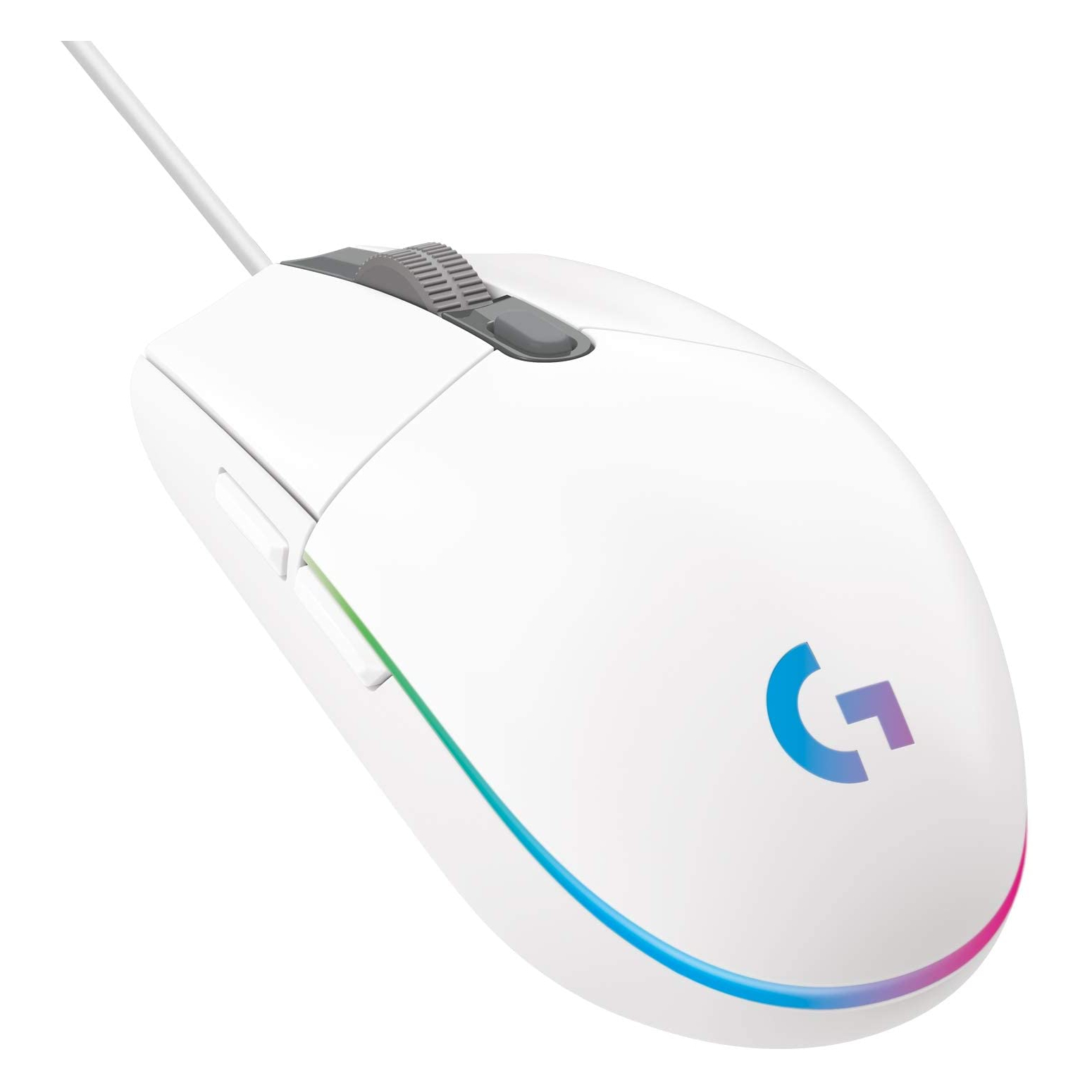 Logitech G102 LIGHTSYNC RGB 6 Button Gaming Mouse White
