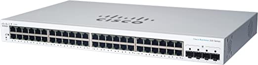 Cisco CBS220-48P-4X 48-Port Gigabit Managed Network Switch