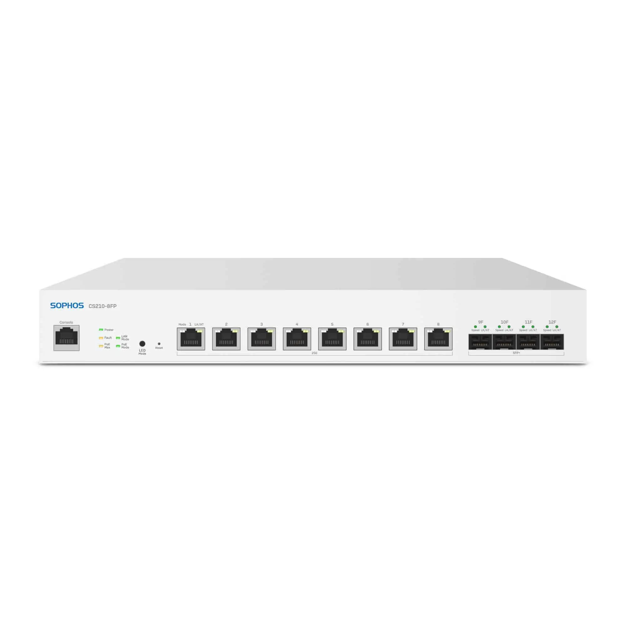 CS210-8FP Sophos Switch - 8 port (8x2.5G) with Full PoE – EU power cord