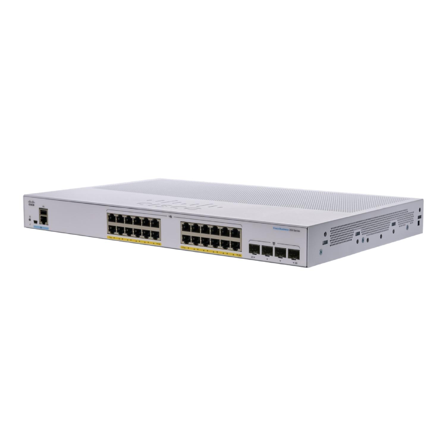 Cisco Business CBS250-24P-4X Smart Switch