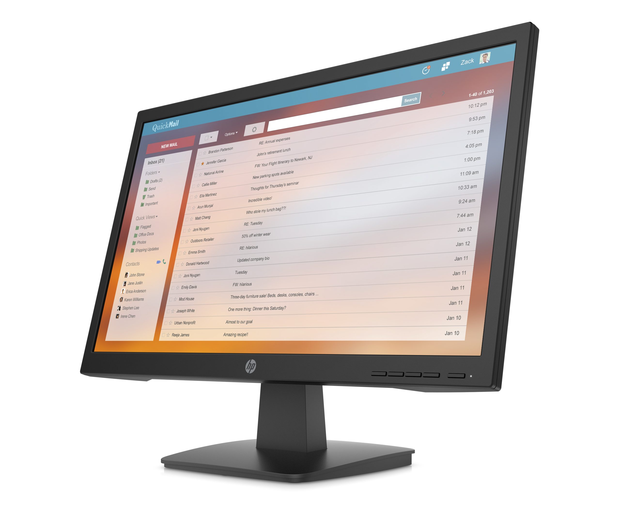 HP P22v G4 Monitor
