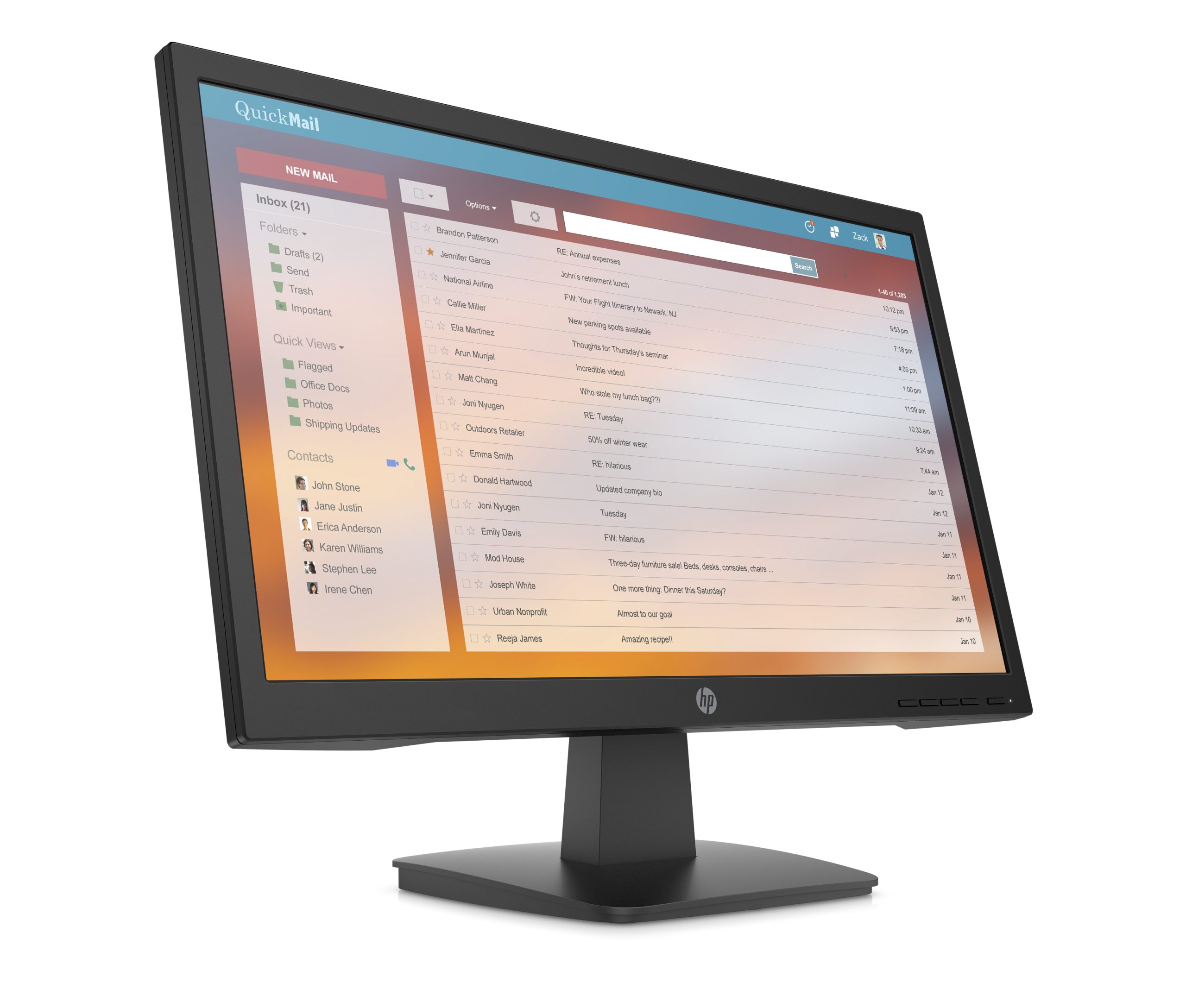 HP P22v G4 Monitor