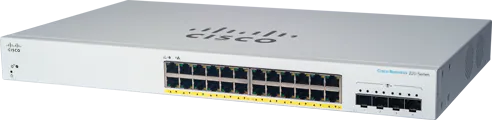 Cisco Systems CBS220-24FP-4X-NA Smart 24-Port Switch