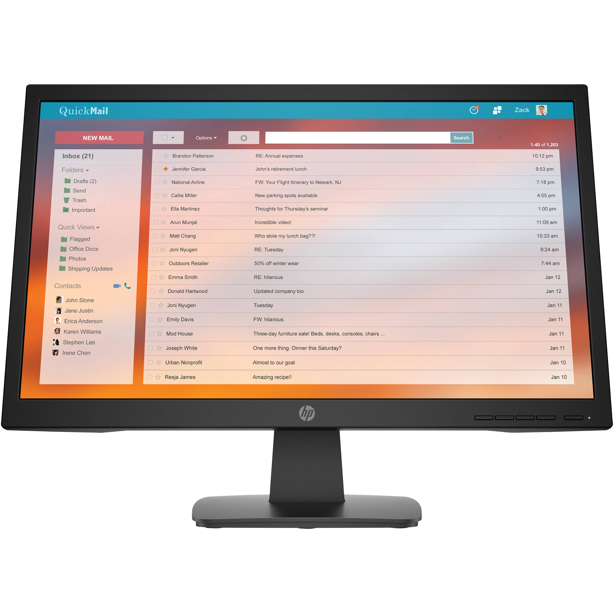 HP P22v G4 Monitor