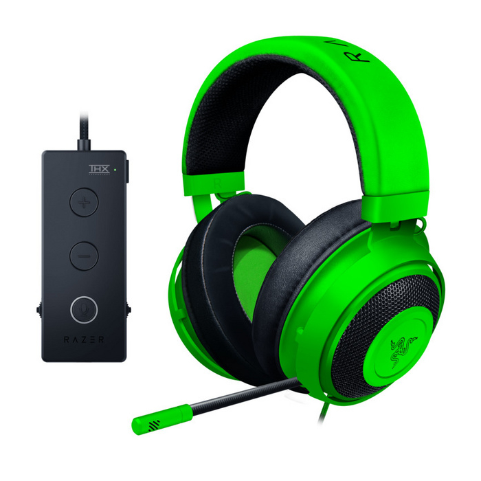 Razer Kraken Tournament Edition THX 7.1 Surround Sound Gaming Headset Green