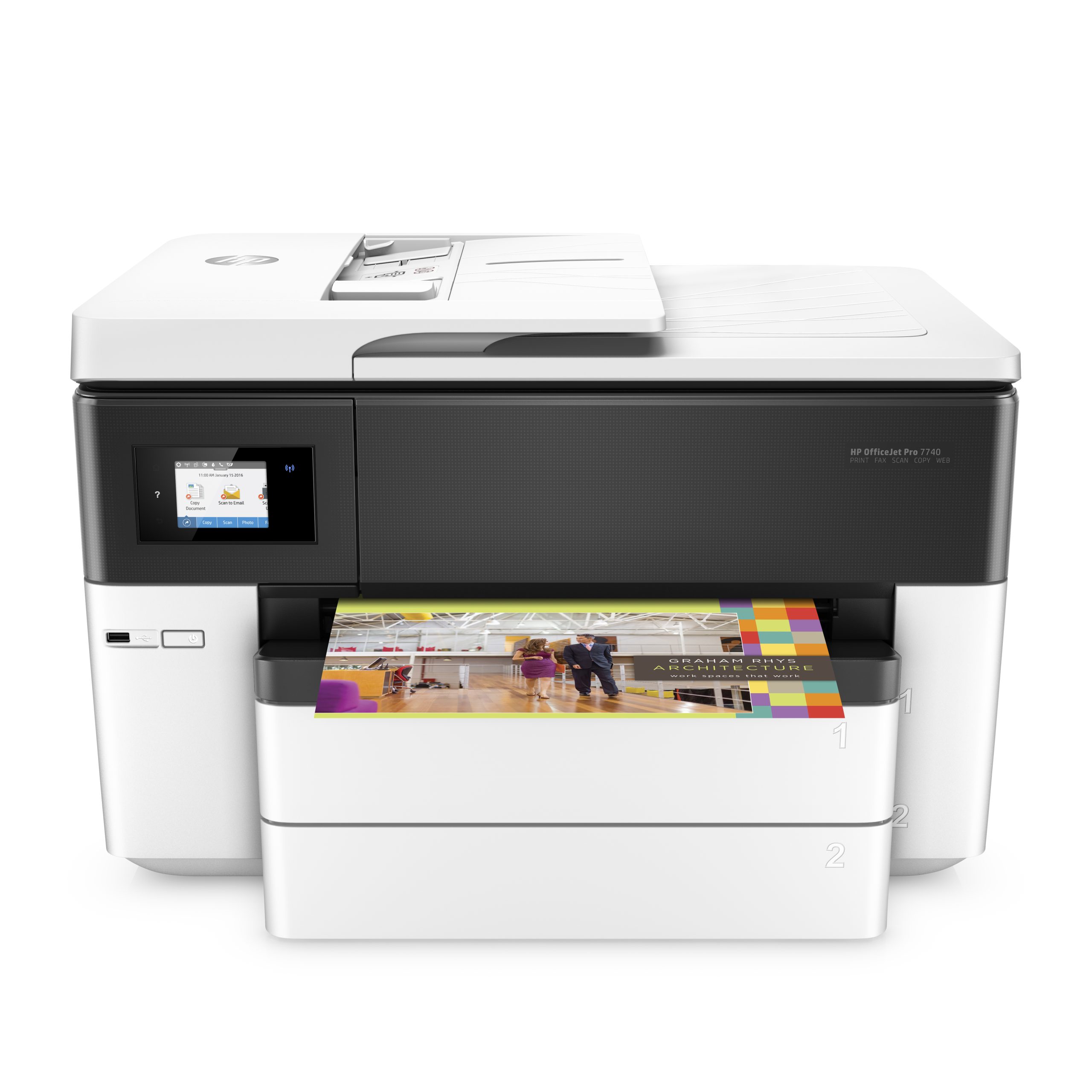 HP OfficeJet Pro 7740 Wide Format All-in-One Printer