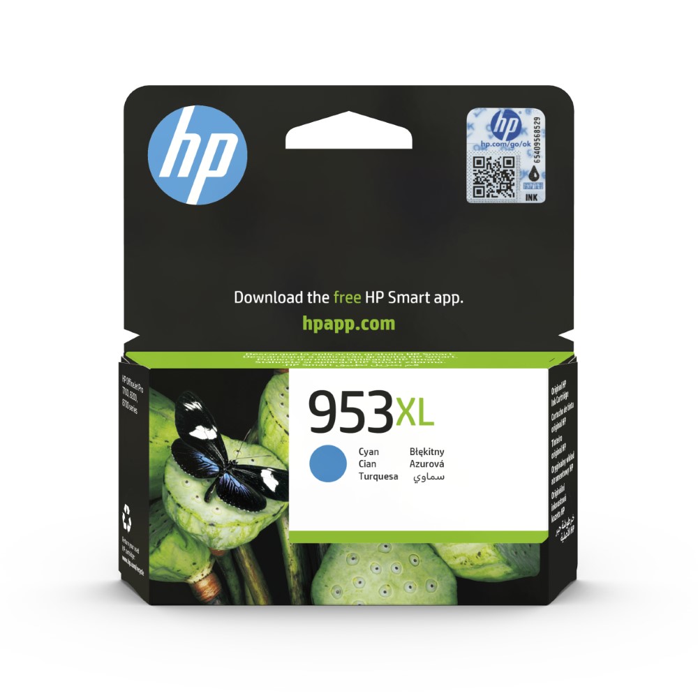 HP 953XL High Yield Cyan Original Ink Cartridge
