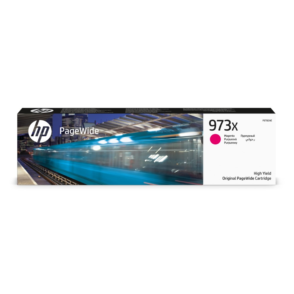 HP 973X High Yield Magenta Original PageWide Cartridge