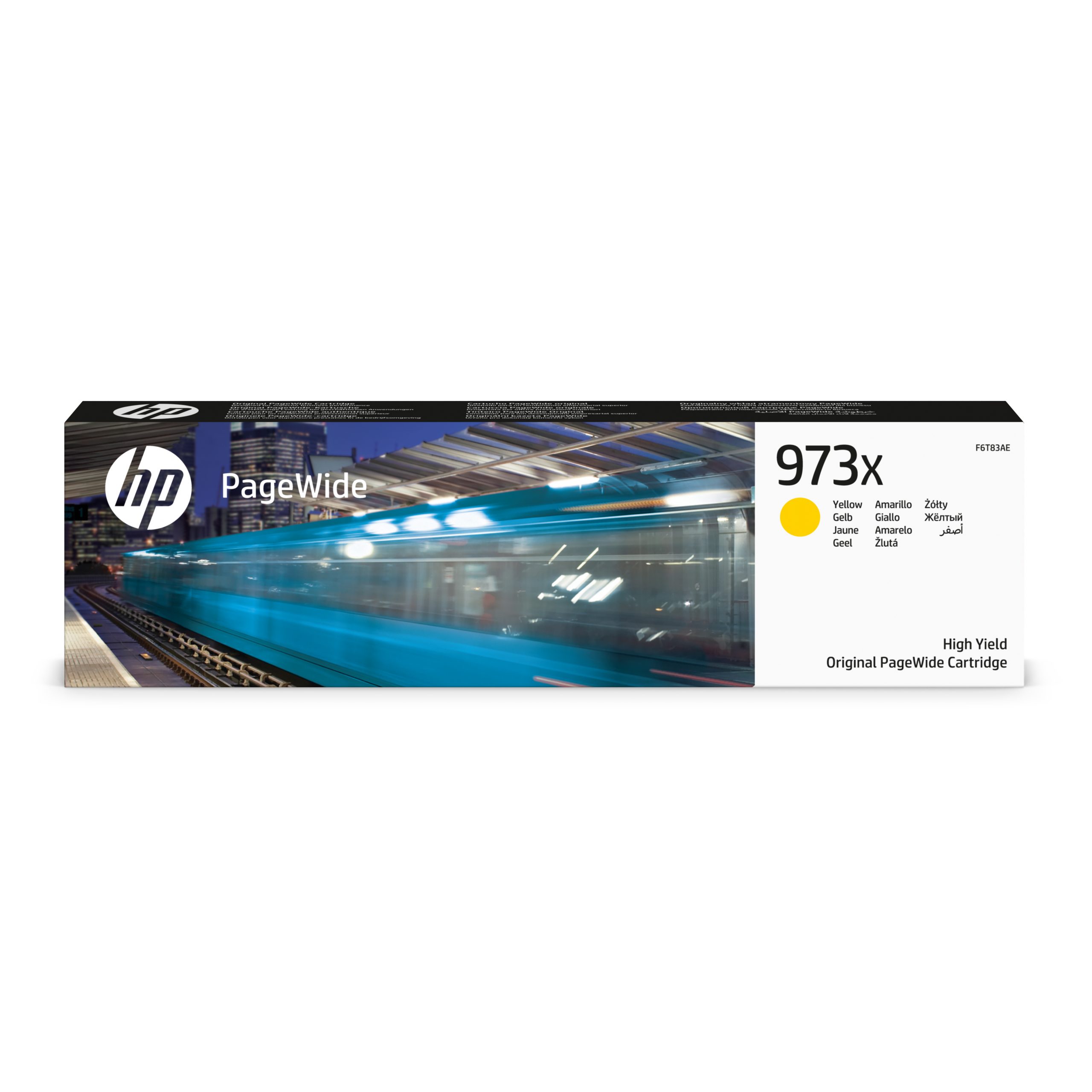 HP 973X High Yield Yellow Original PageWide Cartridge