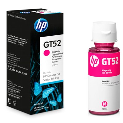 HP GT52 Magenta Original Ink Bottle