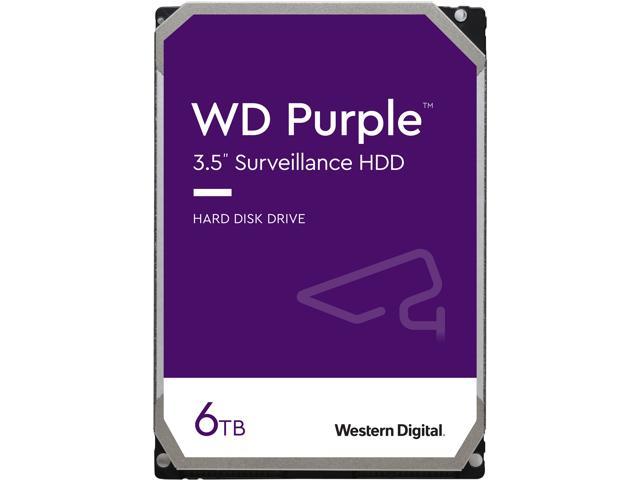 Western Digital 6TB WD Purple Surveillance Internal Hard Drive HDD