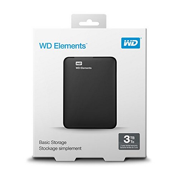 WD 3TB Elements Portable External Hard Drive – SAFAD