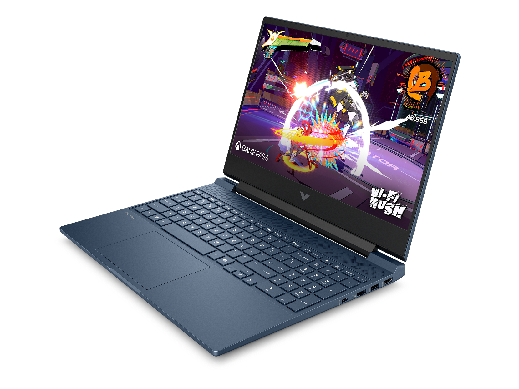 HP 15.6-inch gaming laptop with Intel Core 7 processor and NVIDIA GeForce RTX 5060 graphics.