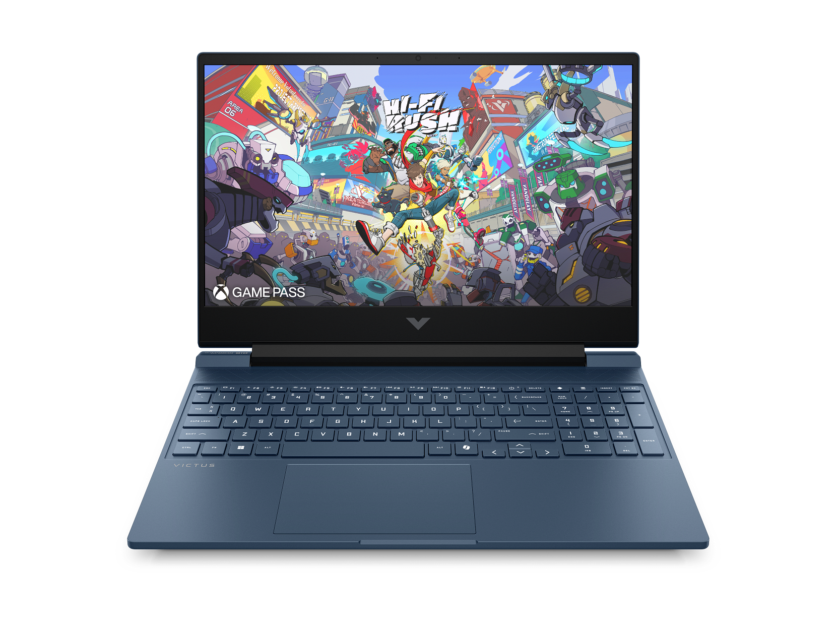 HP 15.6-inch gaming laptop with Intel Core 7 processor and NVIDIA GeForce RTX 5060 graphics.