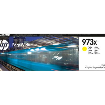 HP 973X High Yield Yellow Original PageWide Cartridge (F6T83AE)