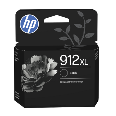HP 912XL High Yield Black Original Ink Cartridge (3YL84AE)
