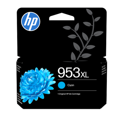 HP 953XL High Yield Cyan Original Ink Cartridge (F6U16AE)