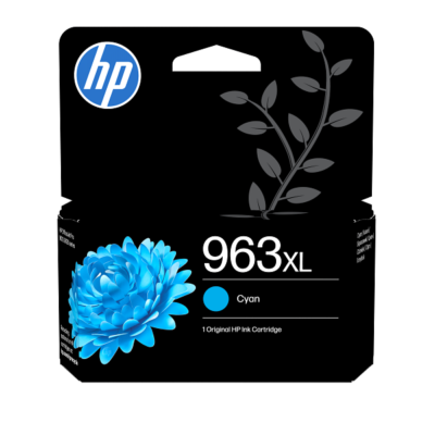 HP 963XL High Yield Cyan Original Ink Cartridge (3JA27AE)