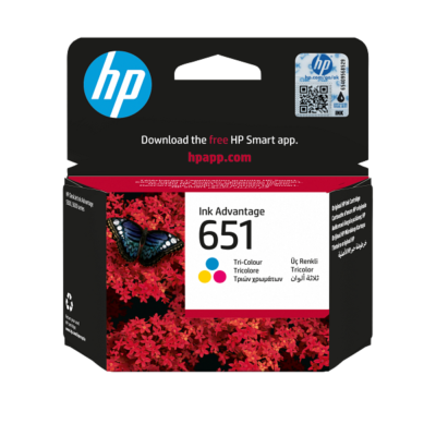 HP 651 Tri-color Original Ink Advantage Cartridge (C2P11AE)