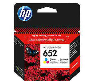 HP 652 Tri-color Original Ink Advantage Cartridge (F6V24AE)