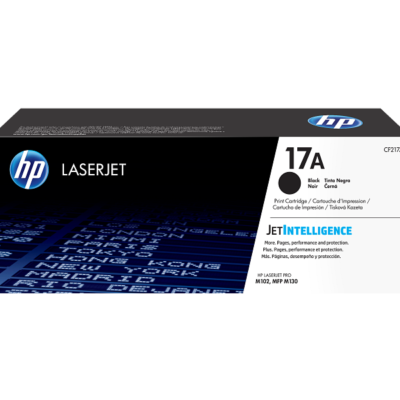 HP 17A Black Original LaserJet Toner Cartridge (CF217A)