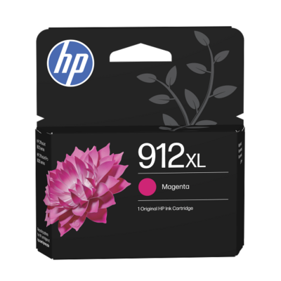 HP 912XL High Yield Magenta Original Ink Cartridge (3YL82AE)