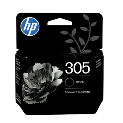 HP 305 Black Original Ink Cartridge (3YM61AE)