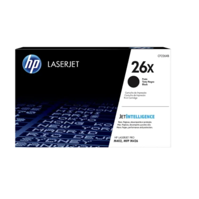 HP 26X High Yield Black Original LaserJet Toner Cartridge (CF226X)