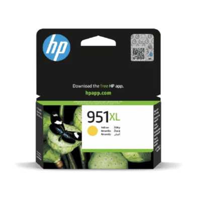 HP 951XL High Yield Yellow Original Ink Cartridge (CN048AE)