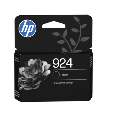 HP 924 Black Original Ink Cartridge (4K0U6NE#CE1)