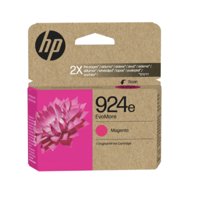 HP 924e EvoMore Magenta Original Ink Cartridge (4K0U8NE#CE1)