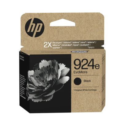 HP 924e EvoMore Black Original Ink Cartridge (4K0V0NE#CE1)