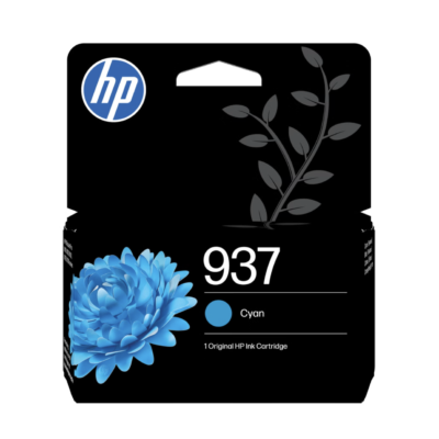 HP 937 Cyan Original Ink Cartridge (4S6W2NE#CE1)