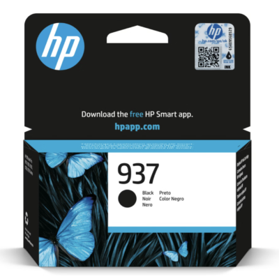 HP 937 Black Original Ink Cartridge (4S6W5NE#CE1)