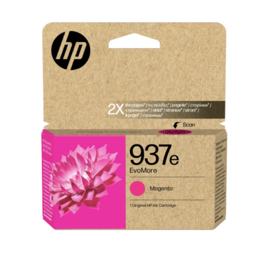 HP 937e EvoMore Magenta Original Ink Cartridge (4S6W7NE#CE1)