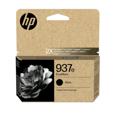 HP 937e EvoMore Black Original Ink Cartridge (4S6W9NE#CE1)