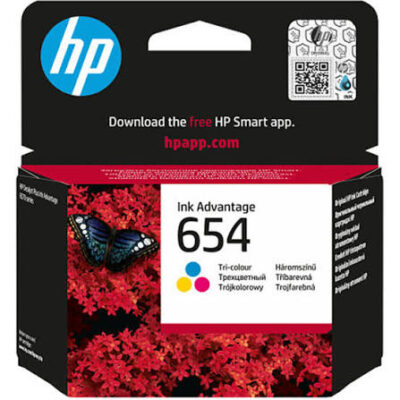 HP 654 Black Original Ink Advantage Cartridge (7FP39UE)