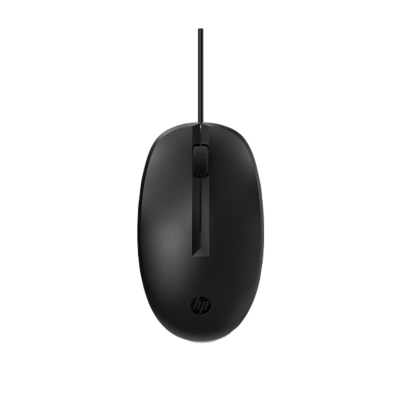 HP 125 Wired Mouse – USB, 1200 DPI, 3-Button Design