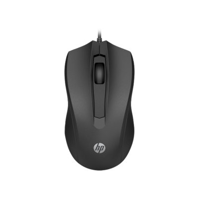 HP Wired Mouse 105 (822M9UT) – 1600 DPI, USB-A, Ambidextrous Design