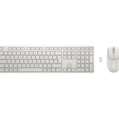 HP Multi-Device Dual-Mode Mouse and Keyboard Combo 495C-Pair up to more than one devices with compatibility across most operating systems Color : White (BE1M6AA)
